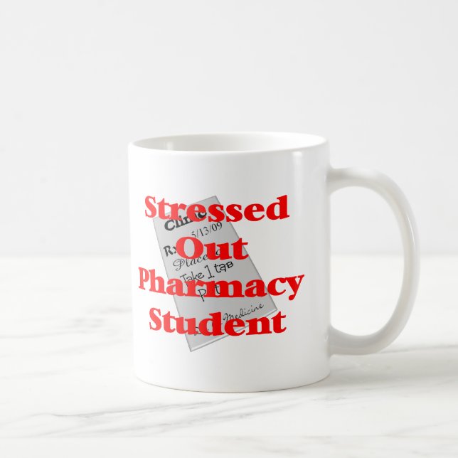 Mug soumis à une contrainte étudiant de pharmacie (Droite)