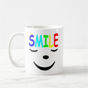 Mug Sourire Arc-En-Ciel Avec Visage Souriant