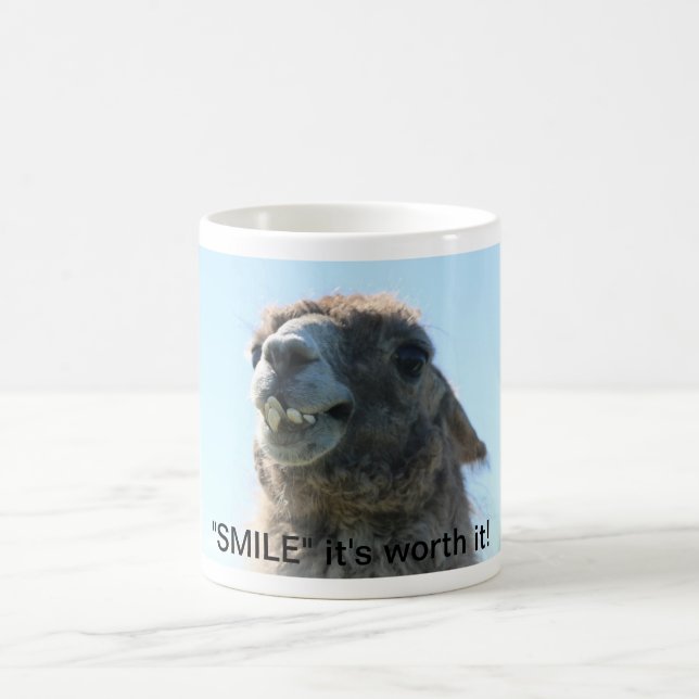 Mug "Sourire" il le vaut ! (Centre)