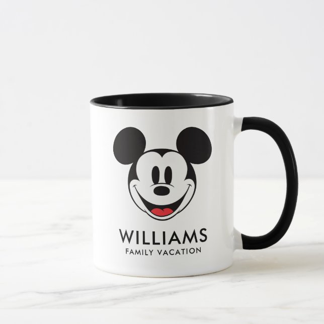 Mug Souris classique Mickey | Vacances en famille (Droite)