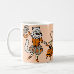Mug souris dansant avec un chat
