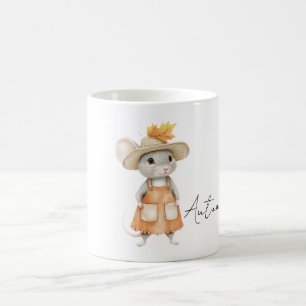 Mug Souris d'Automne Orange