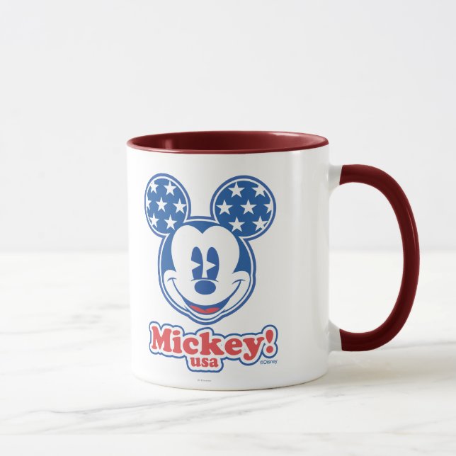 Mug Souris Mickey Patriotique 4 (Droite)