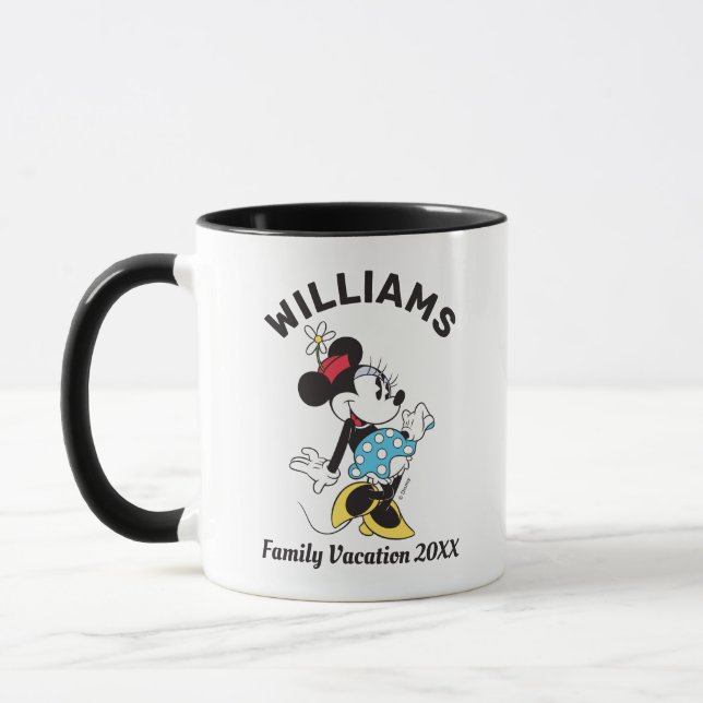 Mug Souris Minnie classique | Vacances en famille (Gauche)