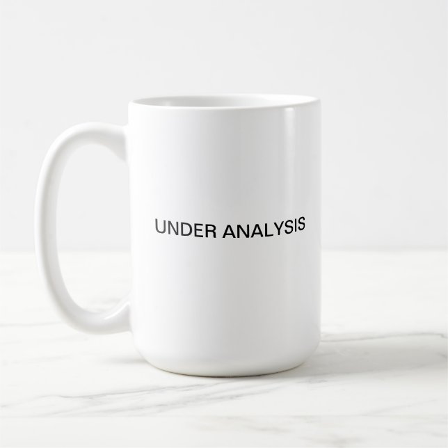 Mug Sous l'analyse (Gauche)