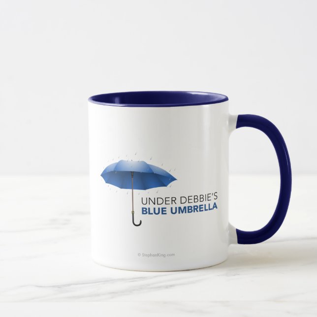 Mug Sous le parapluie bleu de Debbie (Droite)