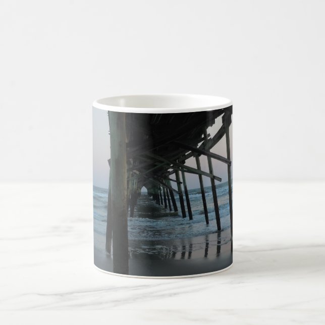 Mug Sous le pilier - île de chêne, la Caroline du Nord (Centre)