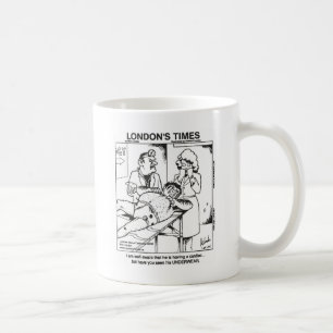 Mug Sous-vêtements et hôpitaux sales Drôle Cadeaux et 