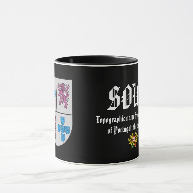 Mug Sousa Nom de famille Armoiries Musique (Centre)