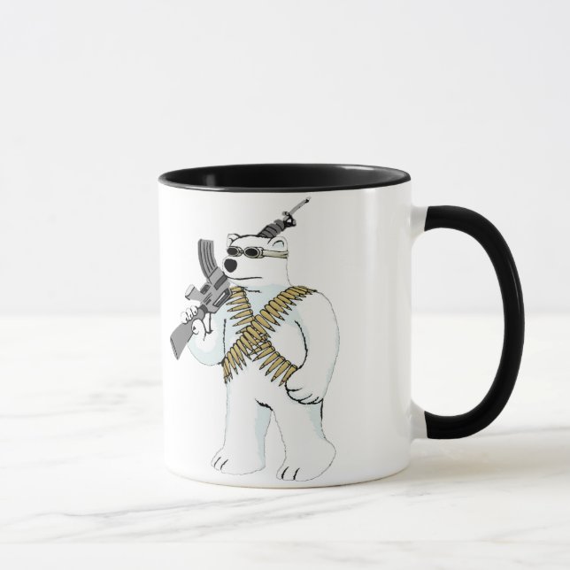 Mug Soutenez la droite d'armer des ours (Droite)