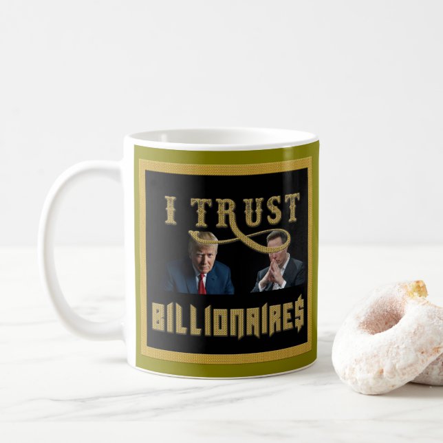 Mug Soutenez l'oligarchie ! MAGA 47 ! (Avec donut)