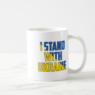 Mug Soutenez l'Ukraine Je suis avec l'Ukraine Drapeau