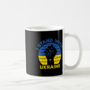 Mug Soutenez l'Ukraine Je suis avec l'Ukraine Drapeauu