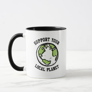 Mug Soutenez votre planète locale