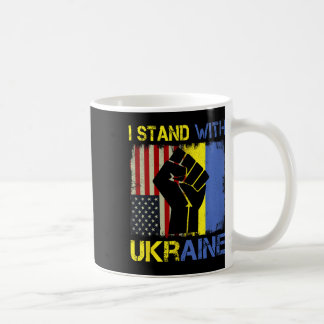 Mug Soutenir l'Ukraine Je suis avec l'Ukraine Drapeau 