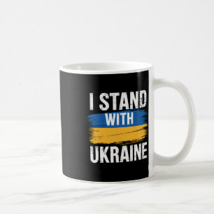Mug Soutenir l'Ukraine Je suis avec l'Ukraine Drapeau 