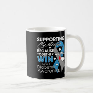 Mug Soutenir ma sœur diabétique de type 1 T1D 