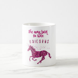 Mug Soutenu pour monter des licornes !