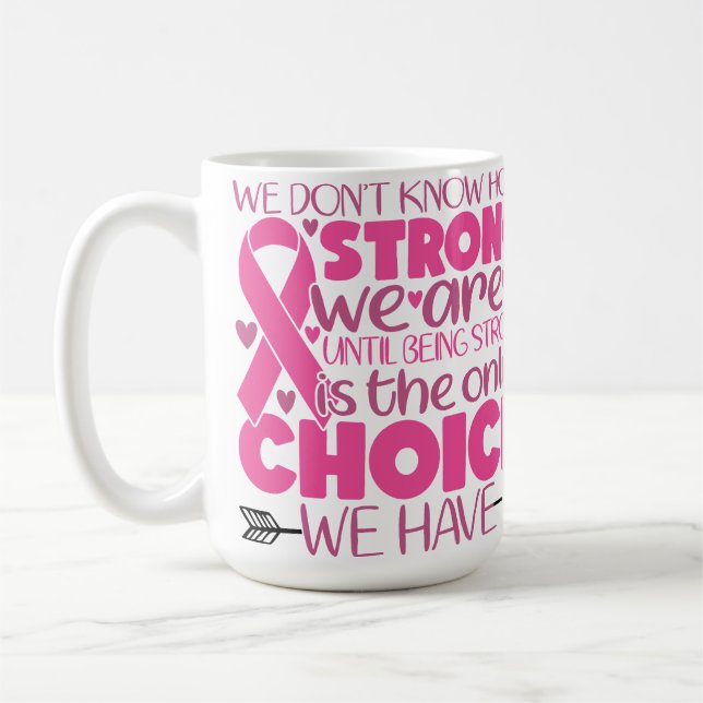 MUG SOUTIEN AU CANCER DU SEIN ET SENSIBILISATION (Gauche)