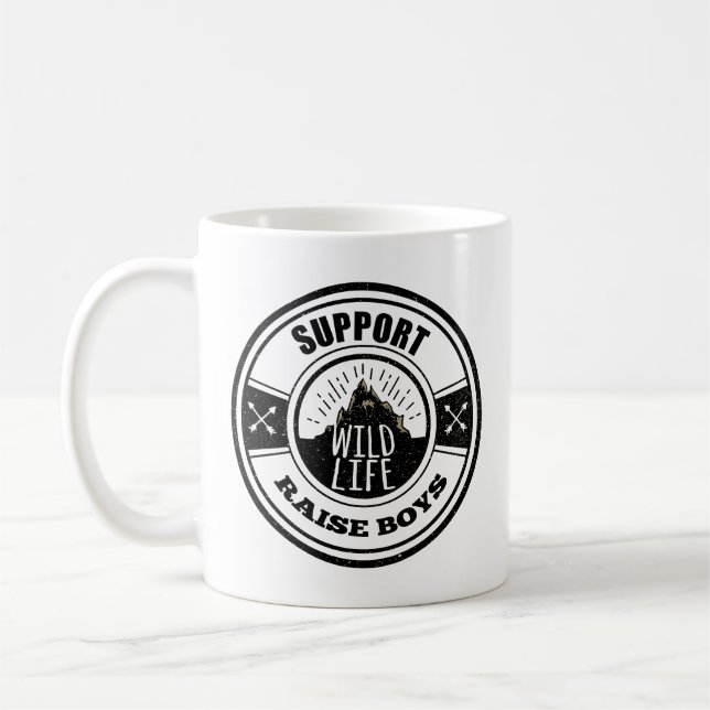 Mug Soutien Wild Life Raise Boys (Gauche)