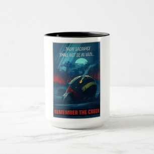 Mug Souvenez-vous du ruisseau - Helldivers 2