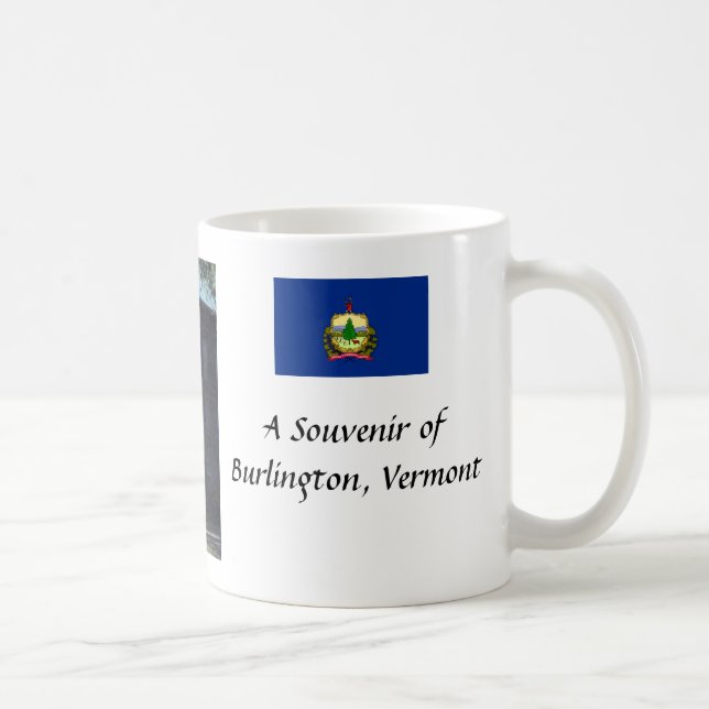 Mug souvenir, Burlington, Vermont, États-Unis (Droite)
