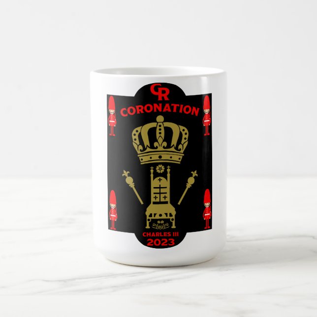 Mug Souvenir commémoratif du couronnement du roi Charl (Centre)