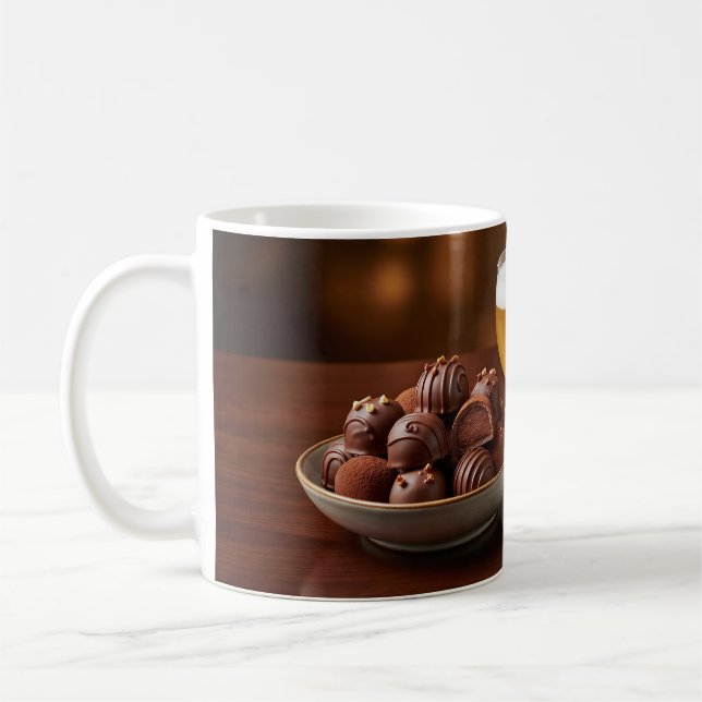 Mug Souvenir de Dégustation de Pralines Belges et  (Gauche)
