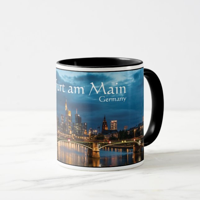 Mug Souvenir de Francfort Allemagne  (Devant droit)