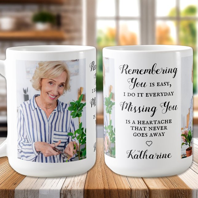 Mug Souvenir de l'amour Souvenir Garde photo commémora (Créateur téléchargé)