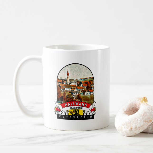 Mug Souvenir de Salzbourg Hallwang (Avec donut)