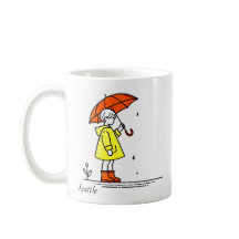 Mug Souvenir de Seattle Rainy Day