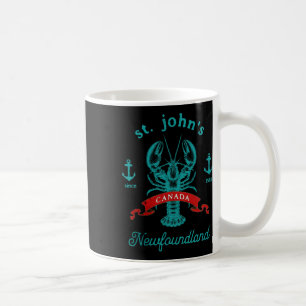 Mug Souvenir de vacances homard St Johns Terre-Neuve C