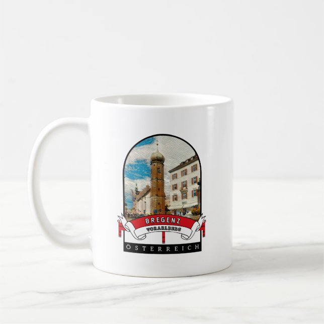 Mug Souvenir de Vorarlberg Bregenz (Gauche)