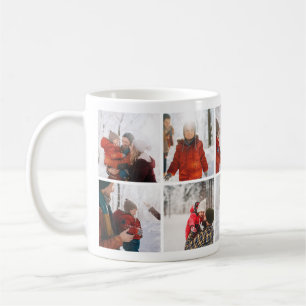 Mug Souvenirs de Noël en famille Collage de photos Mu