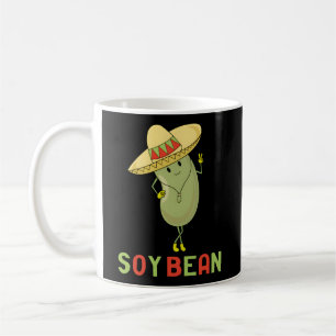 Mug Soy Bean Vegan Pun I Am Bean Sombrero Foodie