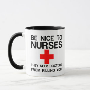 MUG SOYEZ BIEN AVEC LES INFIRMIÈRES
