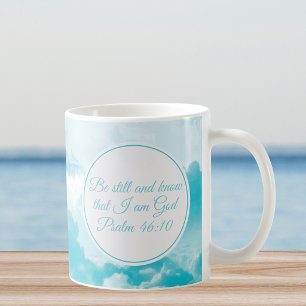 Mug Soyez calme et sachez que je suis Dieu Verset bibl