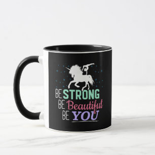 Mug Soyez fort Beau Vous - Gymnastique Unicorn
