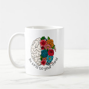 Mug Soyez gentil avec votre esprit Autocollant de sant