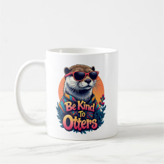 Mug Soyez Gentils Avec Les Otters, Drôle Garçons Fille