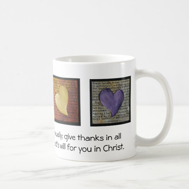 Mug Soyez joyeux toujours (Droite)