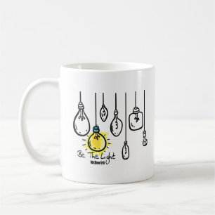Mug Soyez La Lumière Matthieu 5:14 Bible Verse Christi