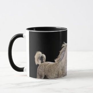 Mug soyez libre. collection de cheval. gris Arabe