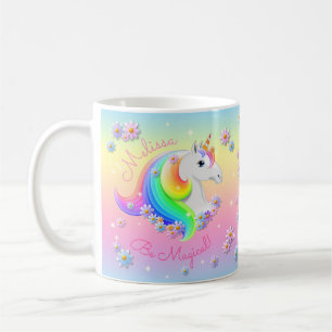 Mug Soyez Magique Rainbow Unicorn Princess Sparkle
