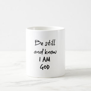 Mug Soyez toujours et sachez que je suis Dieu Bible Ve