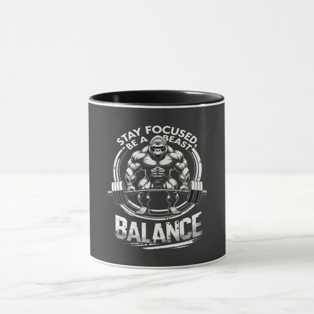Mug Soyez un Bête Gym Motivation Tee (Centre)
