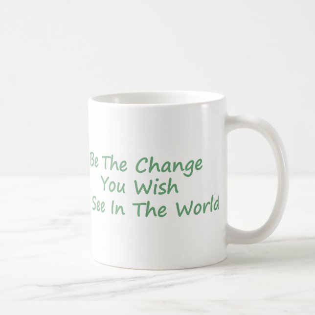 Mug Soyez vert Change (Droite)