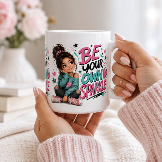 Mug Soyez votre propre affirmation positive étincelant