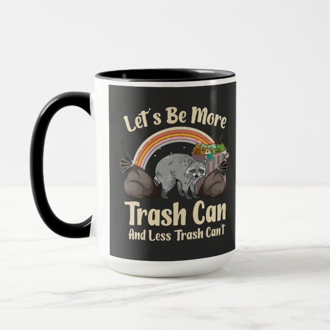 Mug soyons plus poubelle et moins poubelle ne peut pas (Gauche)